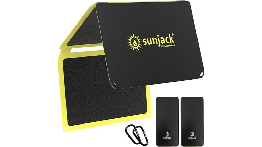 a solar panel with a yellow cover and a black clip